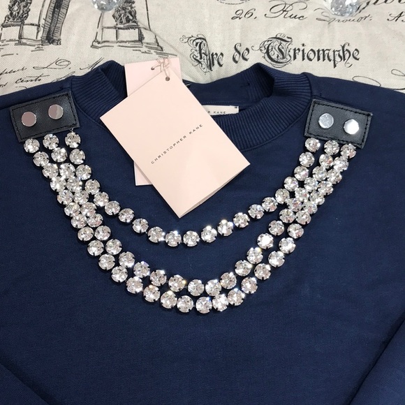 Christopher Kane Cup Chain Cropped Sweatshirt - Picture 10 of 16